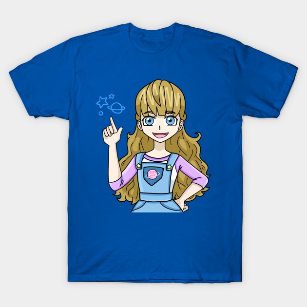 Anime Space Enthusiast T-Shirt by LaurenPatrick